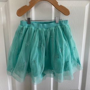 Hanna Andersson / Disney Tulle Ariel Skirt Sz 4